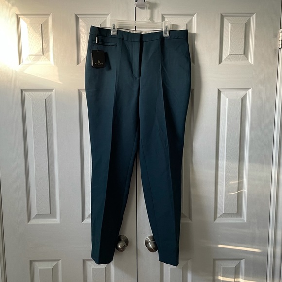 Massimo Dutti Teal Dress Pants - Picture 2 of 9